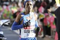箱根路でおなじみの存在に（写真は2009年の2区での山梨学院大学のメクボ・モグス／時事通信フォト）